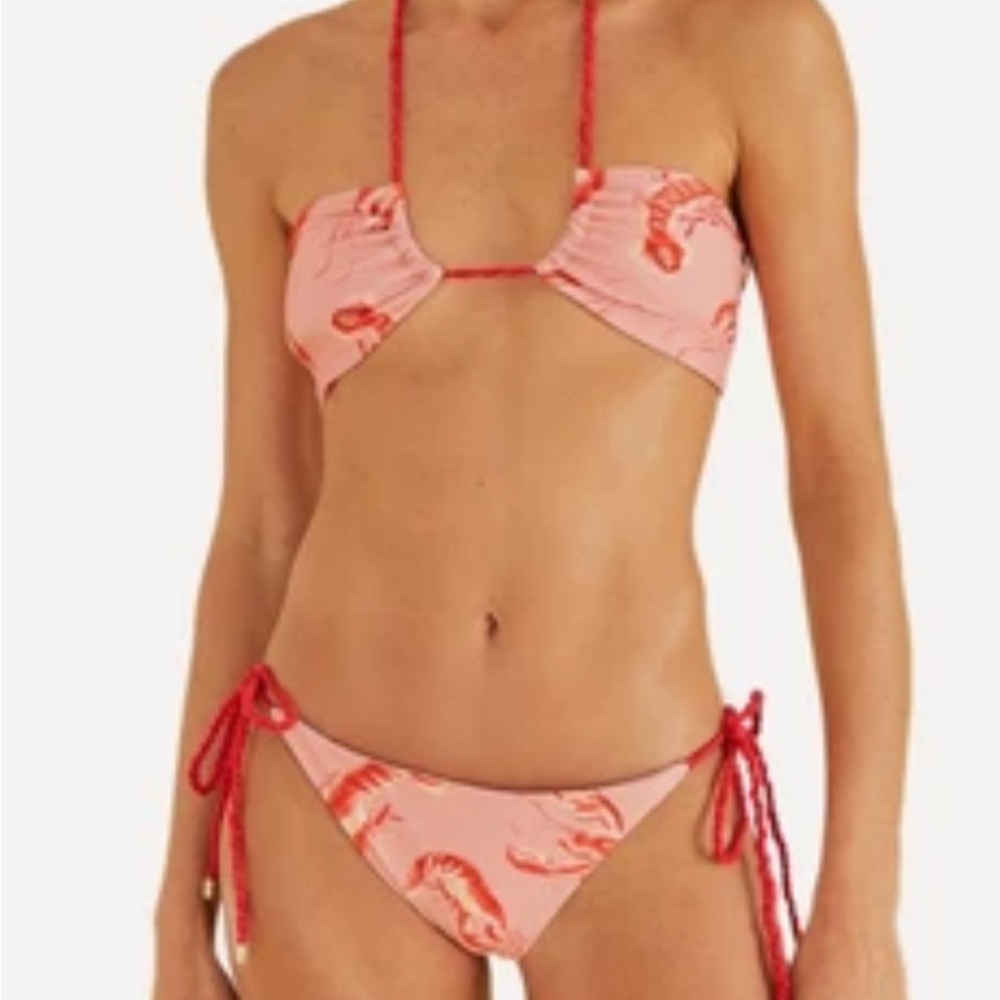 NWT Farm Rio lobster bikini (top+bottom)